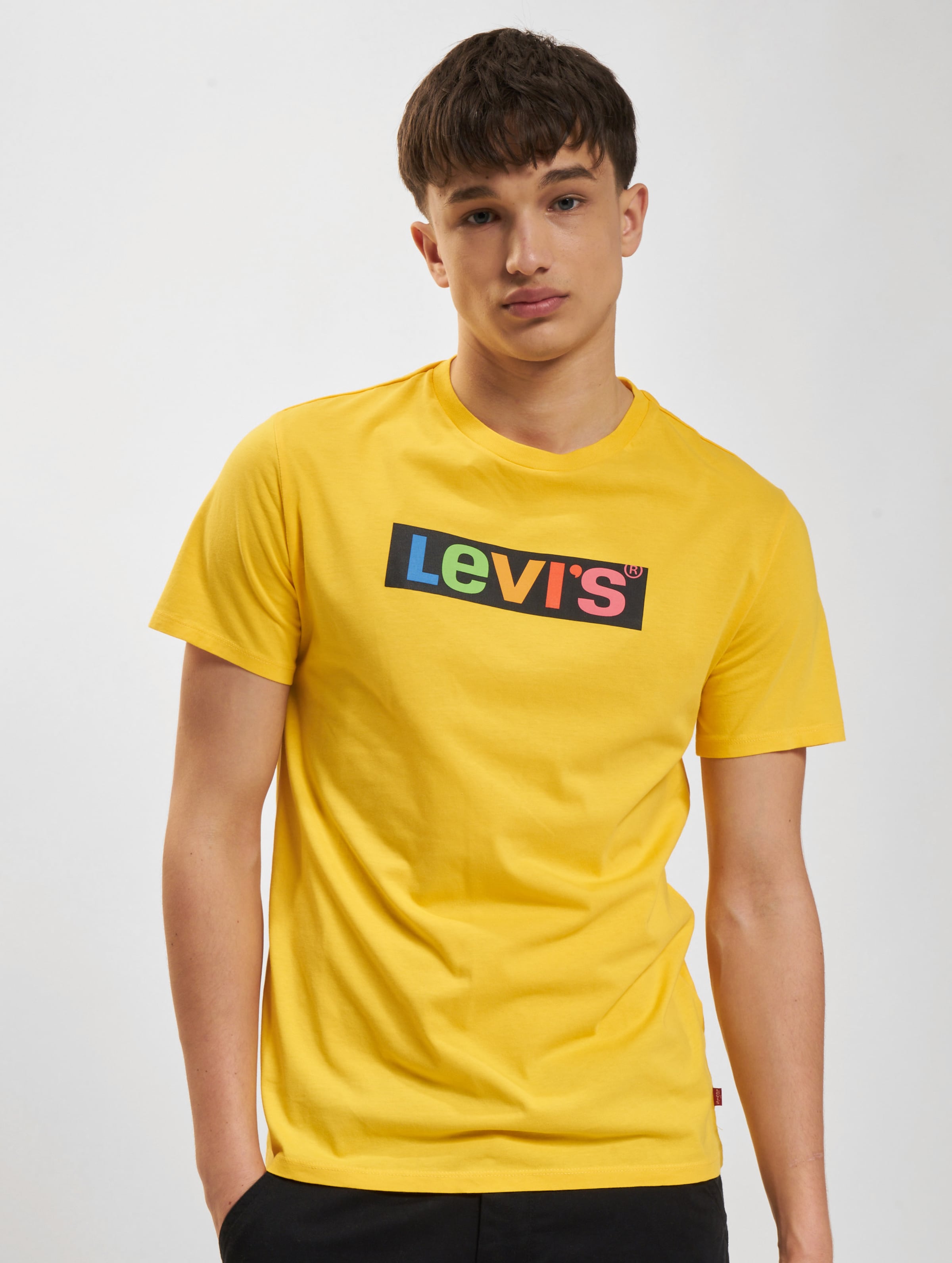 Levi's Levis SS Graphic T-Shirt Männer,Unisex op kleur geel, Maat M