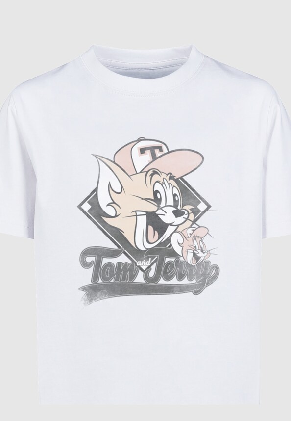 Kids Tom and Jerry - Baseball Caps Basic T-Shirt-2