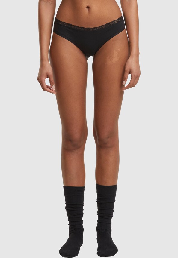 Ladies Basic Cotton Brazilian Lace 5-Pack-2