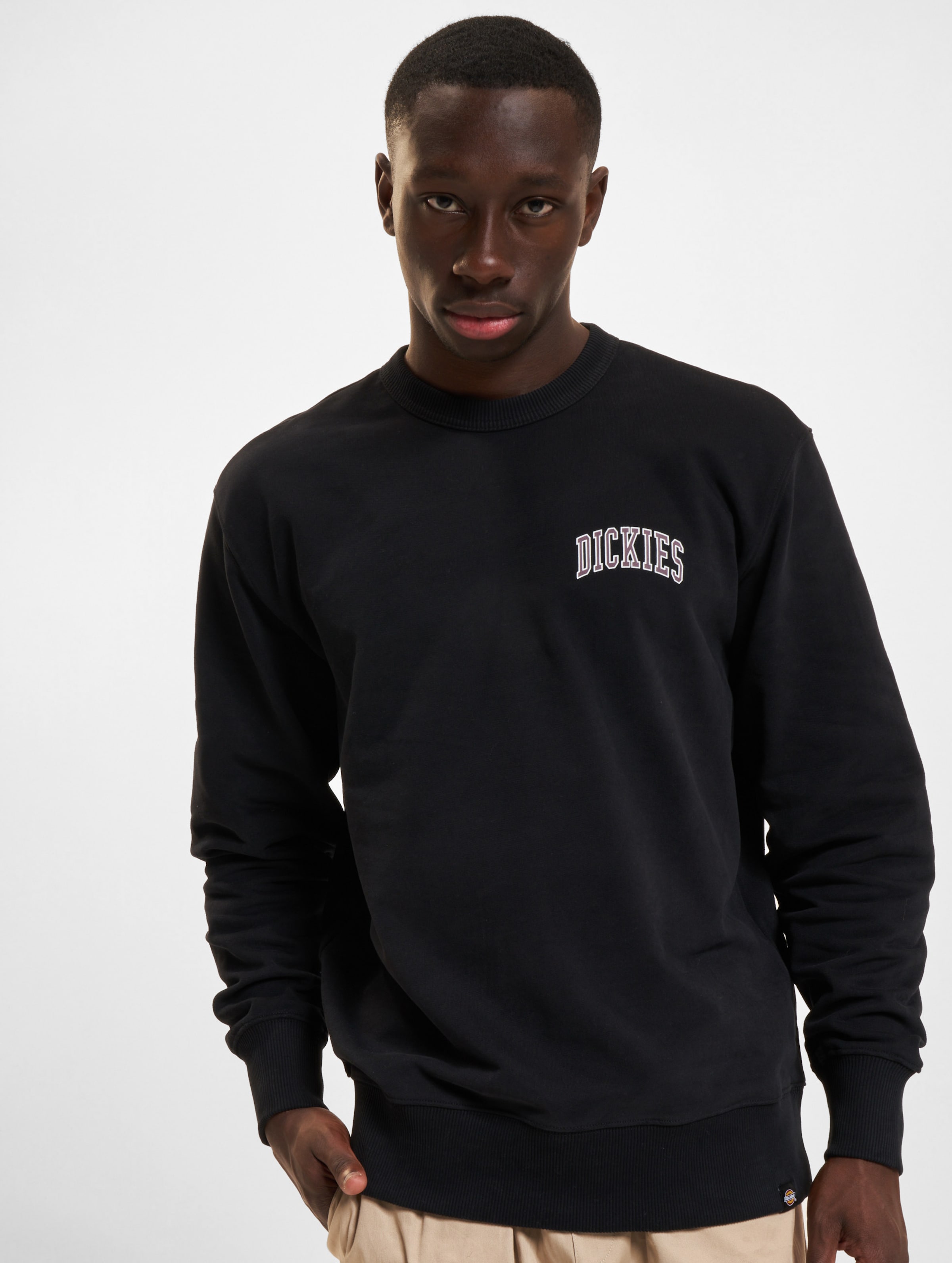 Dickies Aitkin Chest Sweatshirt op kleur zwart, Maat M