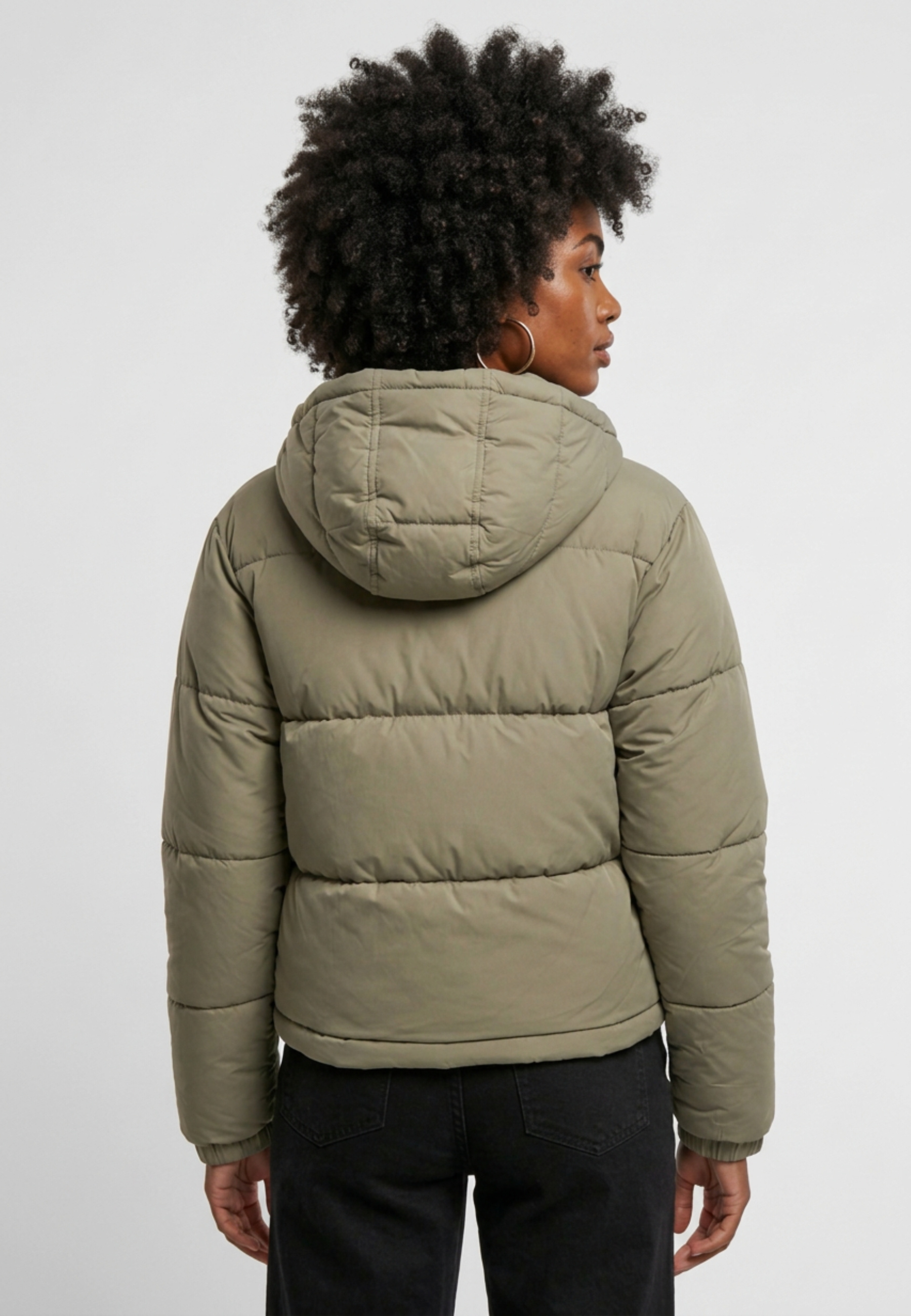 Ladies Peached Puffer -1