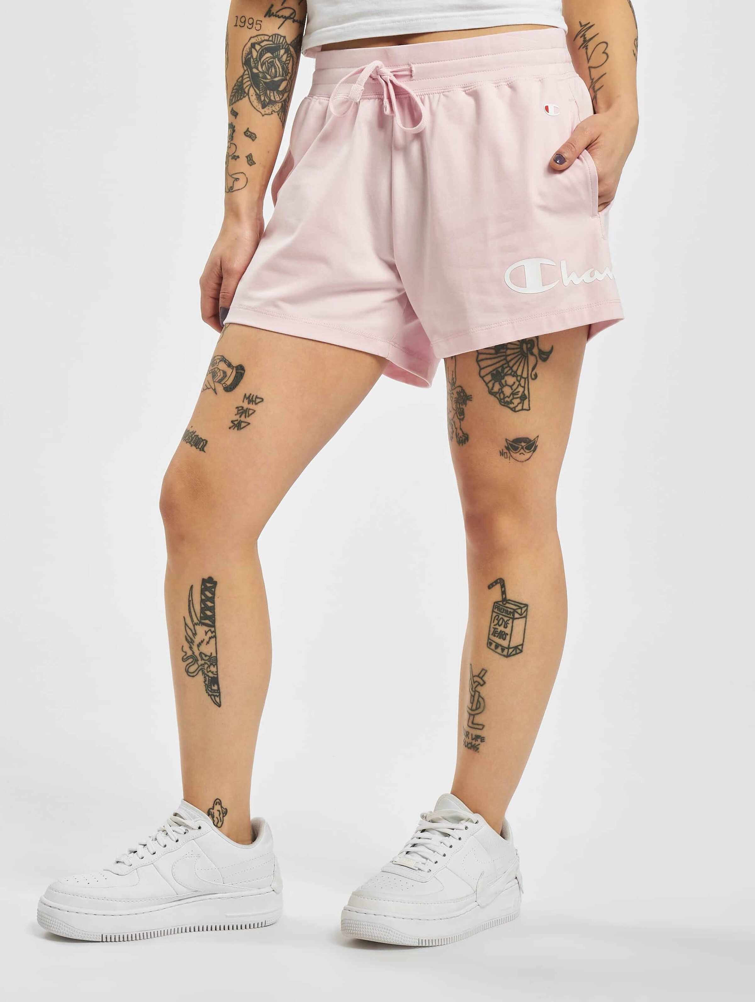 Champion Legacy Shorts Vrouwen op kleur roze, Maat XS