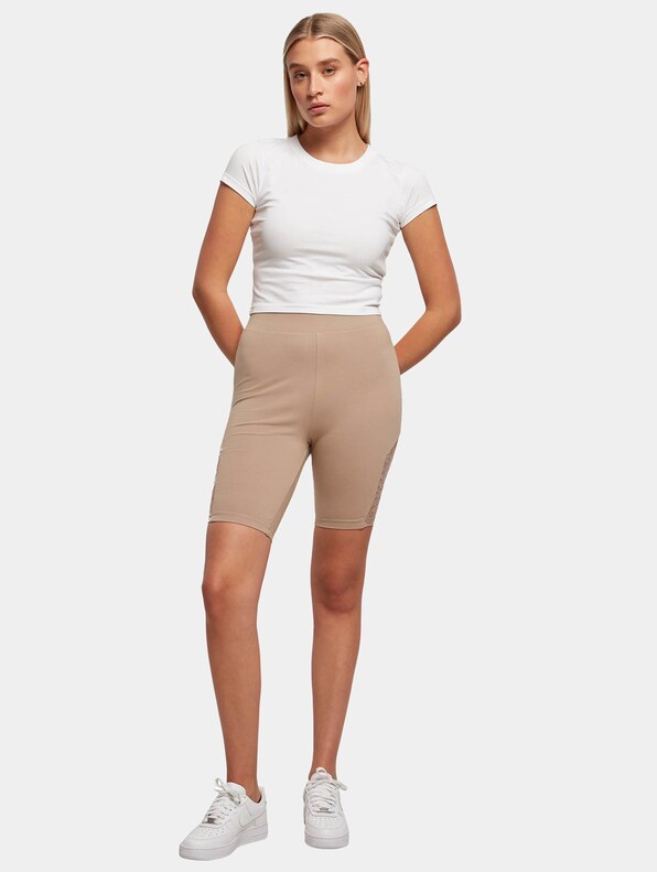 Ladies High Waist Lace Inset Cycle-5