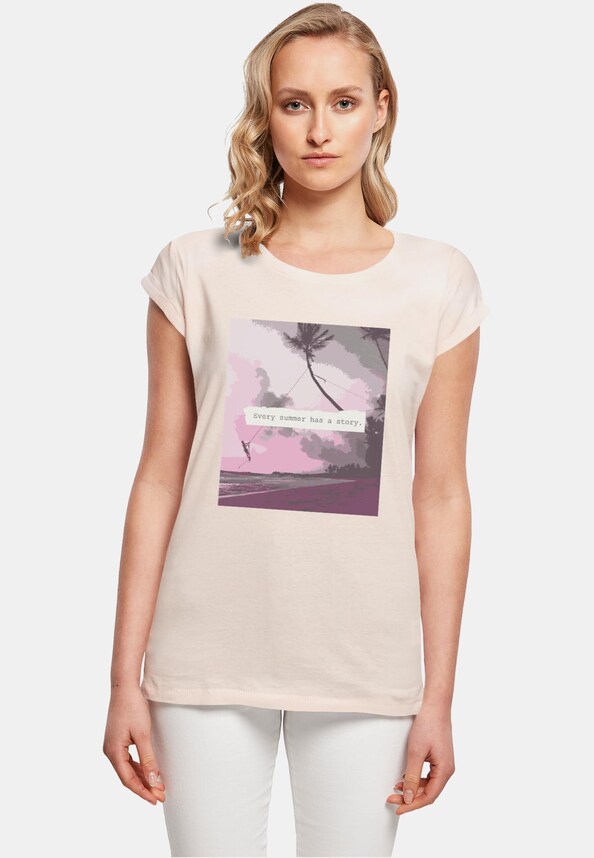 Ladies Summer - Every summer has a story T-Shirt-0