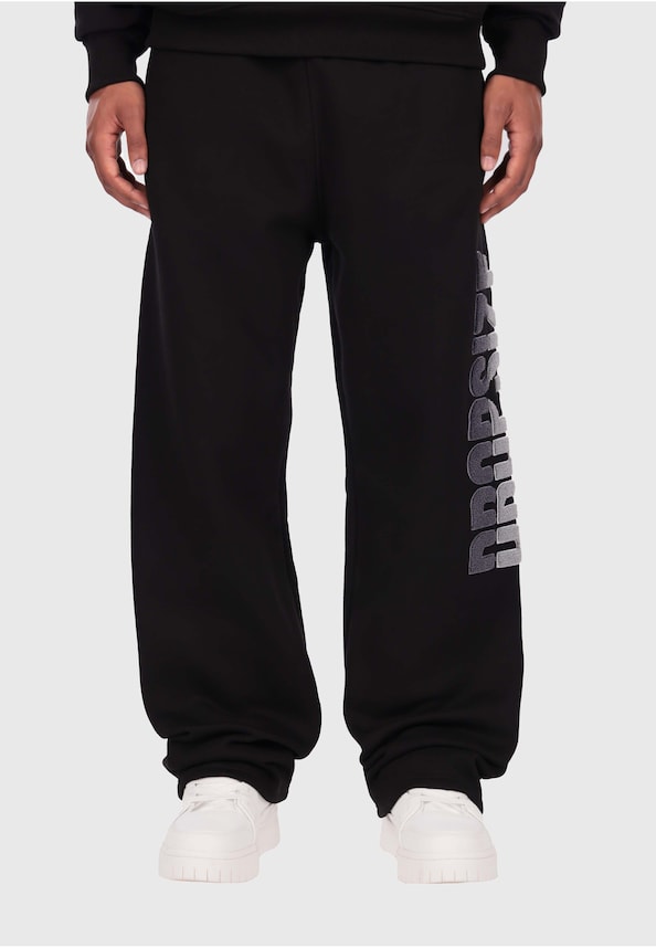 SPLIT FROTTEE EMBO SWEATPANT-0