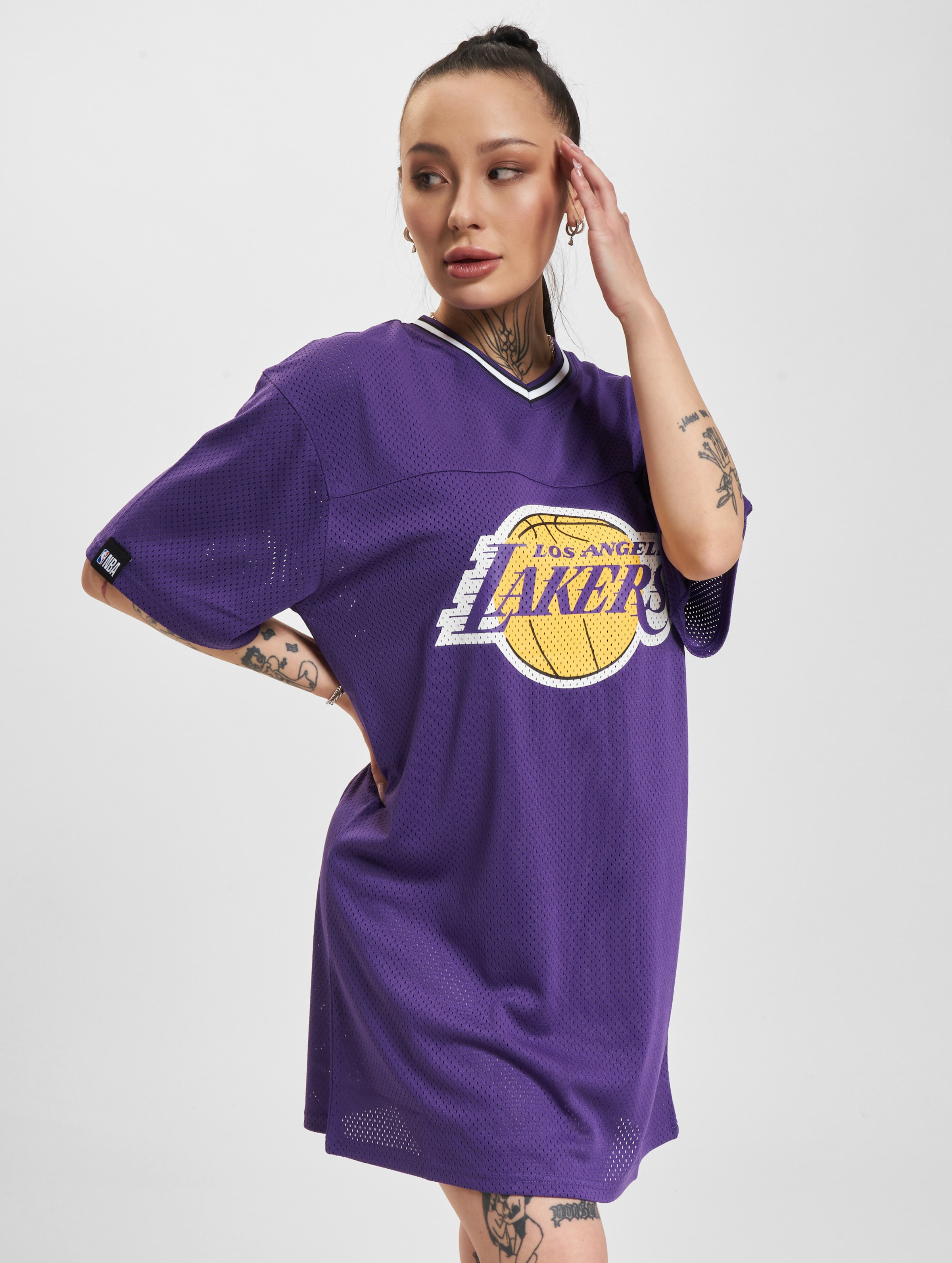 New Era NBA Mesh Dress LA Lakers Vrouwen op kleur violet, Maat XS