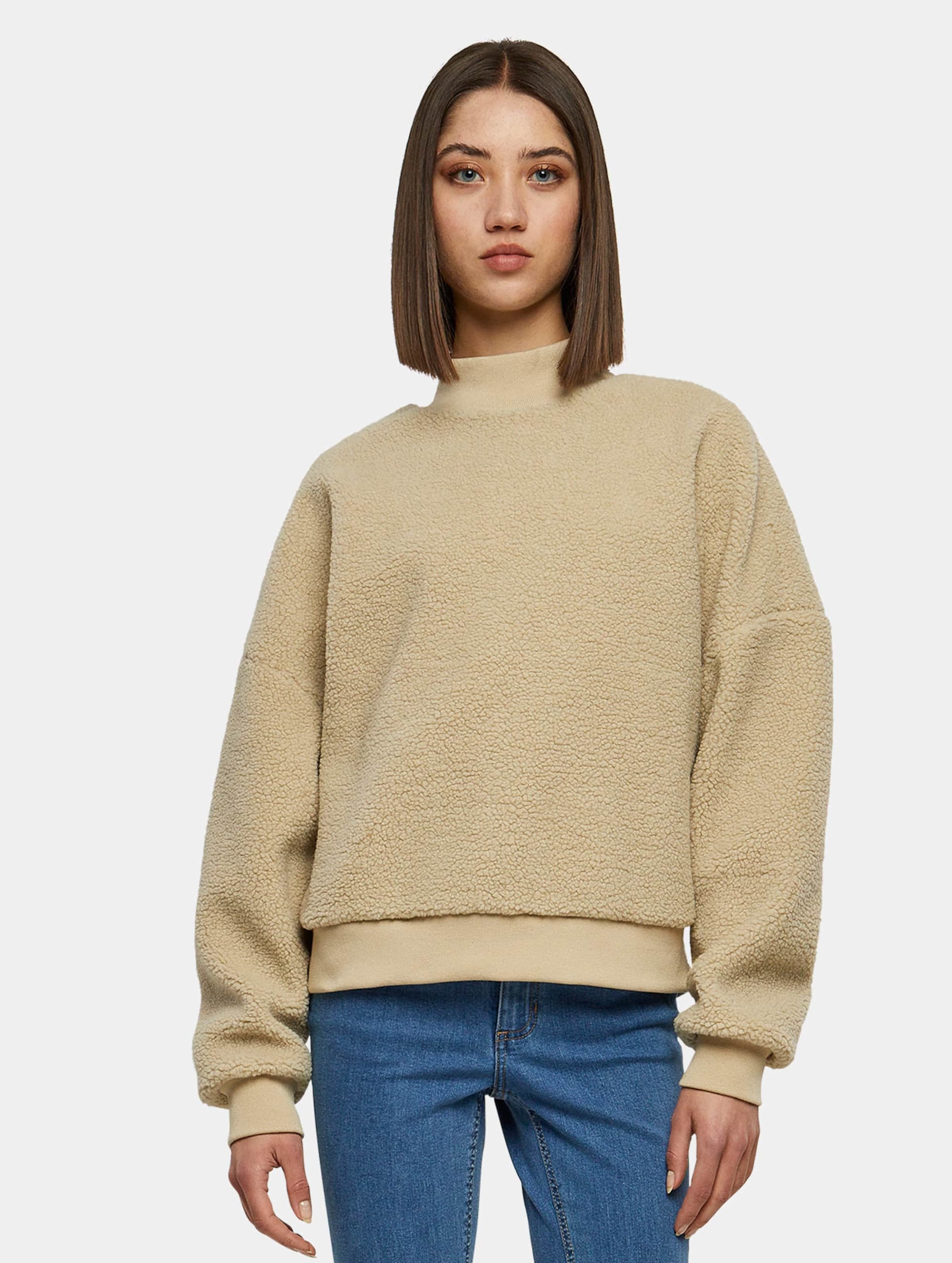 Urban Classics - Sherpa Crewneck sweater - XL - Beige
