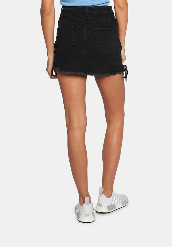 Lace Up Denim -1
