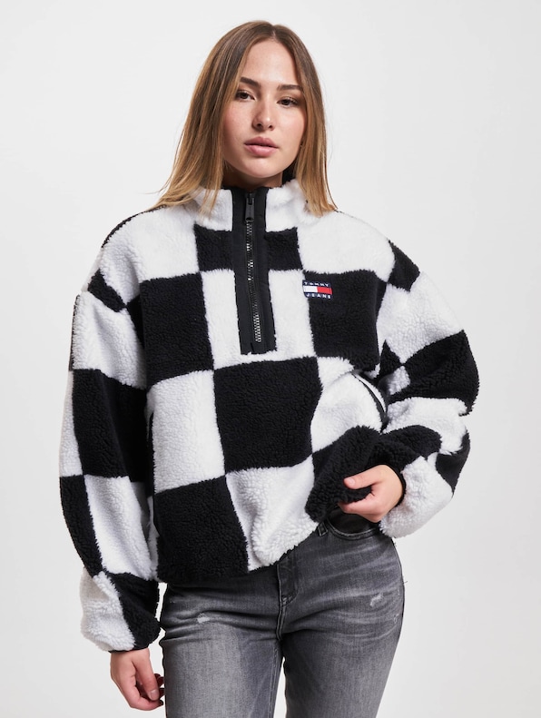 Tommy Jeans Checkerboard Sherpa Popover-2