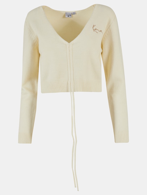 Chest Signature Gathered Knit-4