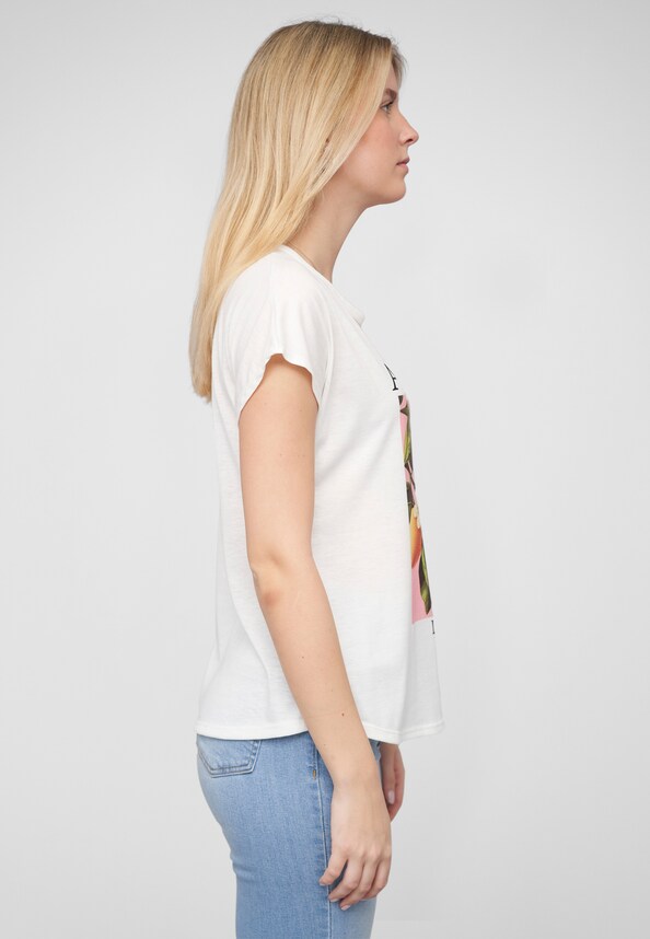Cloud 5ive T-Shirt Lemon Print white-3
