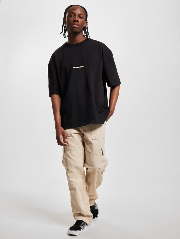 PEGADOR Colne Logo Oversized T-Shirts-5