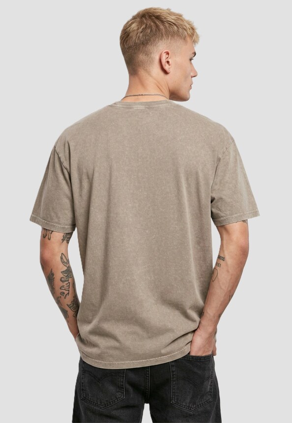 Fathers Day - Best Dad Ever Acid Washed Heavy Oversized-1