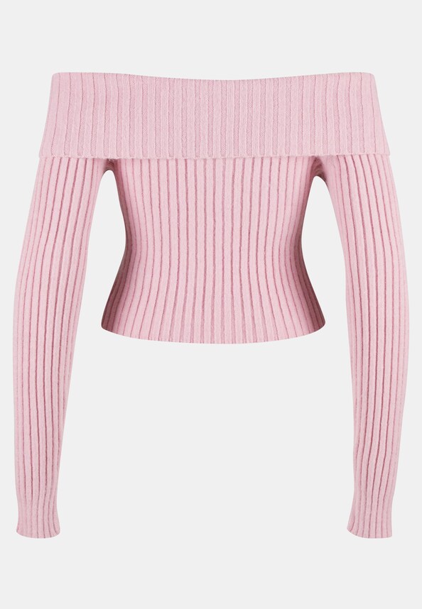 Off Shoulder Knit -3