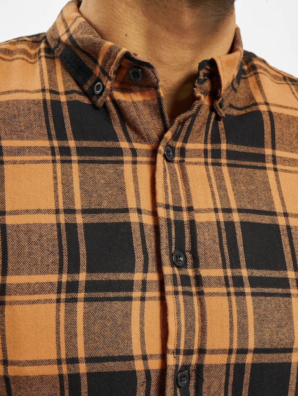 Denim Project Check Shirt Yellow-3