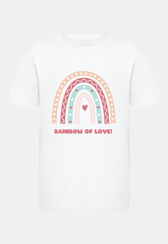 Kids Rainbow of Love -  Basic Tee-2