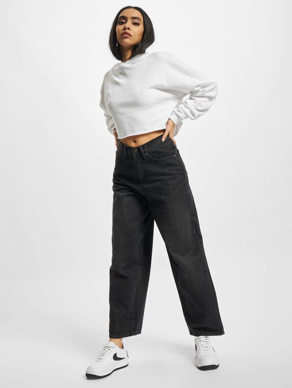 Ladies High Waist Wide Leg Cropped-5