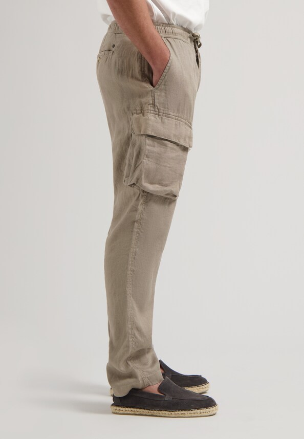 James Cargo Pants Linen-2