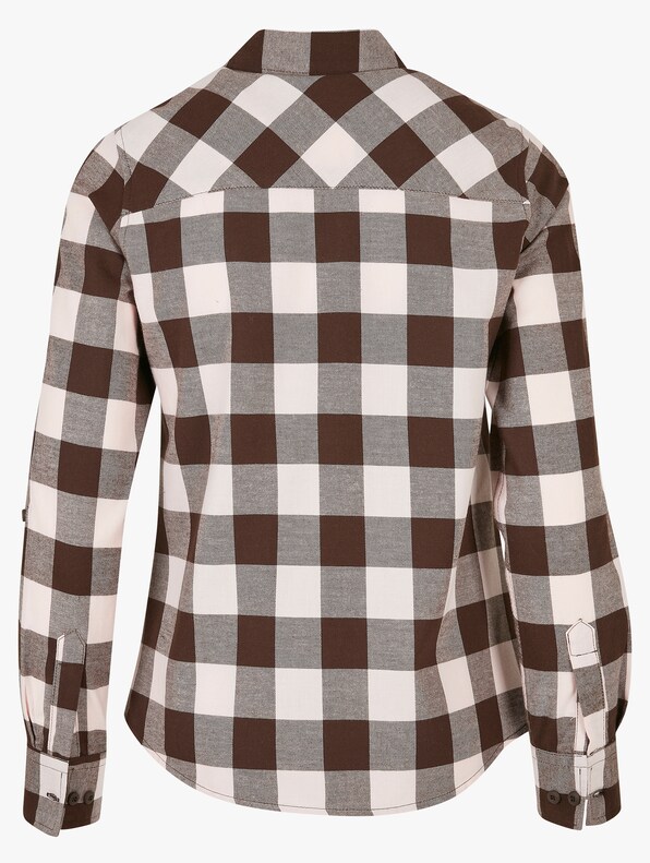 Ladies Turnup Checked Flanell-7