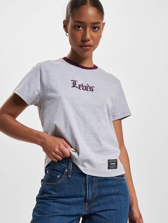 Levi's® Graphic Classic T-Shirt Dark Varsity Starstruck Heather Grey/Forest