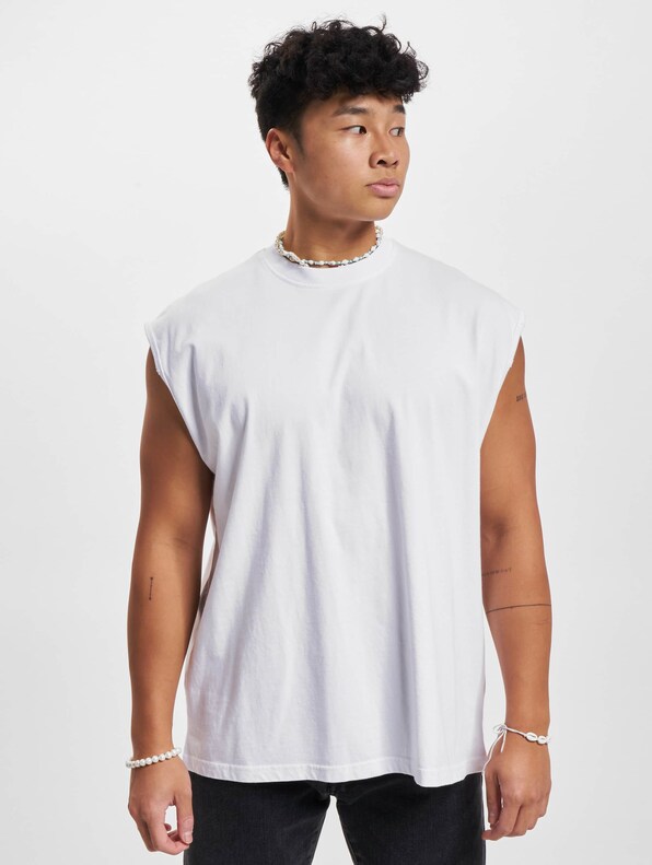 2Y Basic Oversize Sleeveless Shirt-0