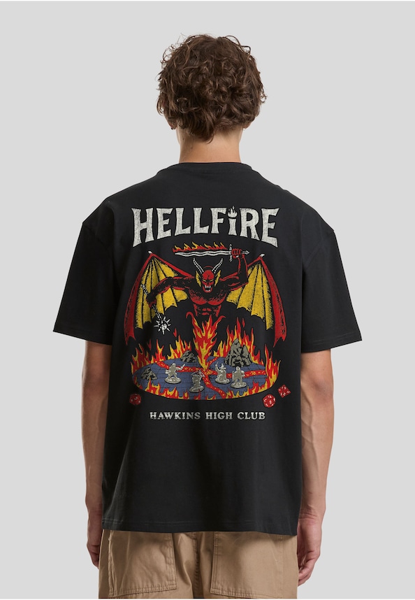 Stranger Things Hawkins High Club Loose Tee-1