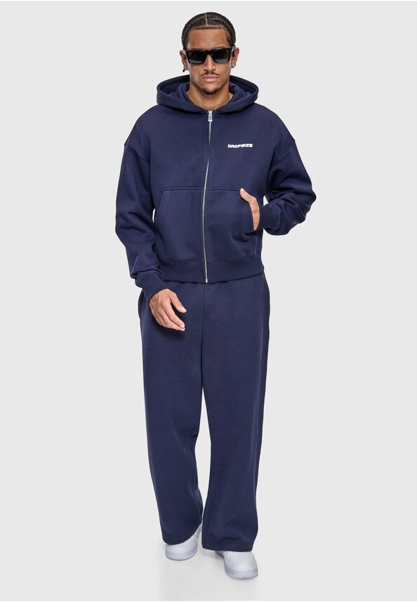 LOOSE BOMBER ZIP HOODIE-3
