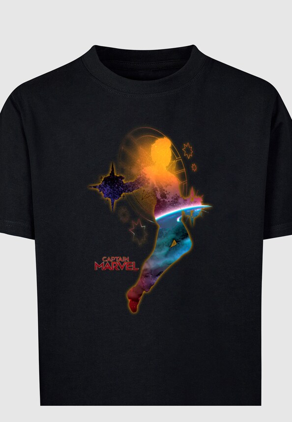 Kids Captain Marvel - Nebula Flight Basic T-Shirt-2
