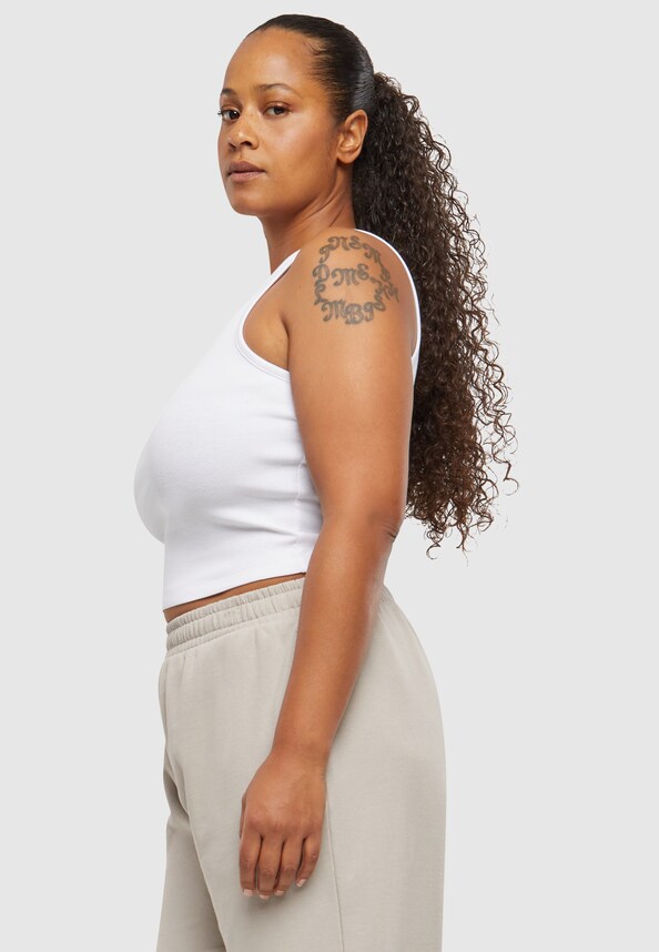 Ladies Organic Cropped Rib Top-10