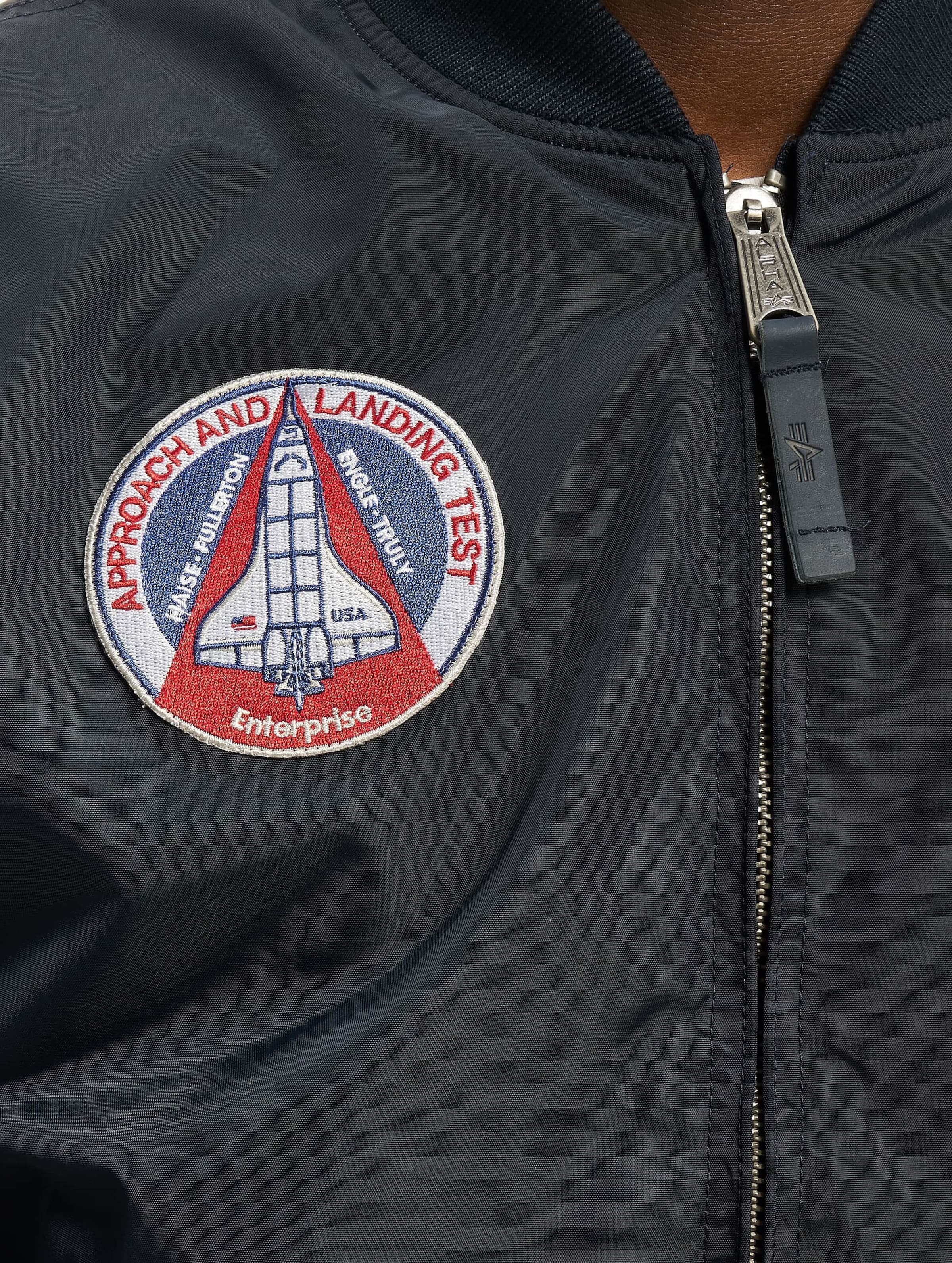 Alpha industries nasa on sale reversible bomber jacket