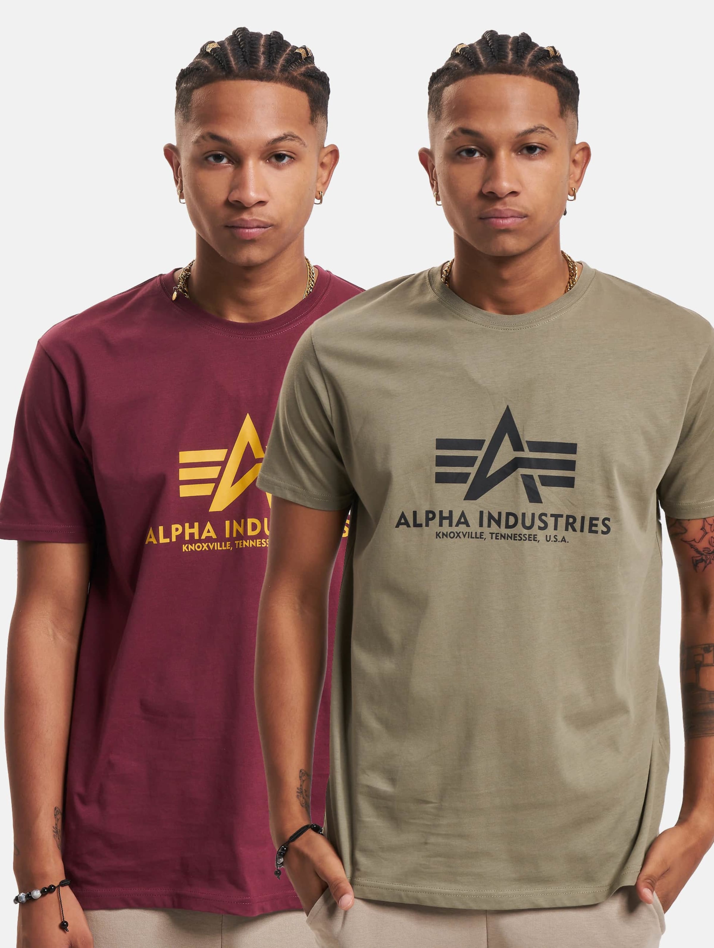 Alpha Industries T2 Pack T Shirts