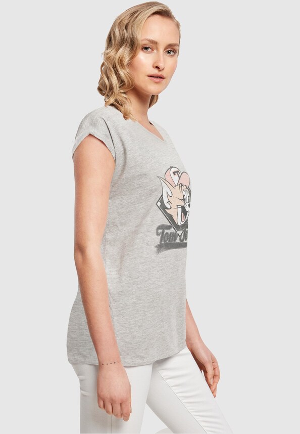 Ladies Tom and Jerry - Baseball Caps T-Shirt-3