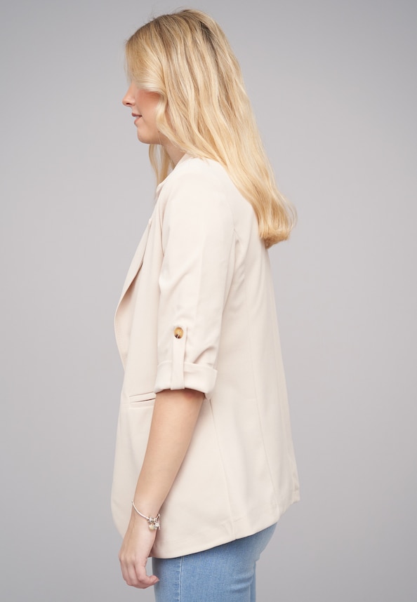 Turn-Up 3/4 Sleeve Blazer-2