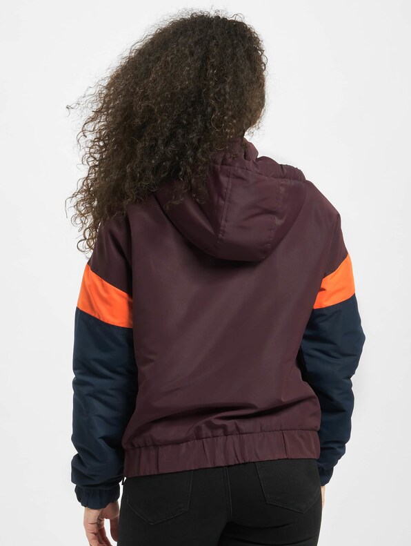 Ladies 3-Tone Neon Mix Pull Over-1