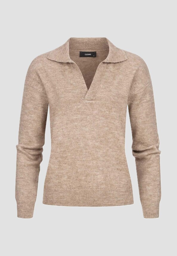 Clodus Damen Polo V-Neck-0