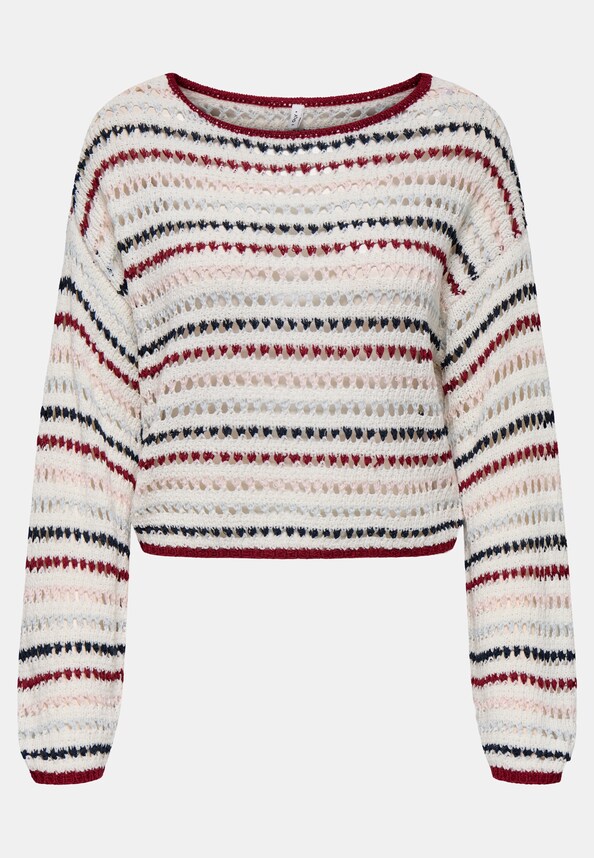 ONLGEENA LS SHORT STRIPE-0