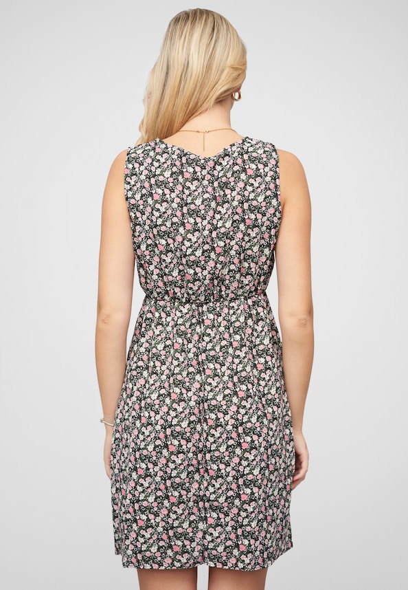 Leichtes Sommerkleid mit Knopfleiste-1