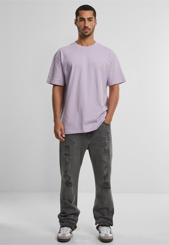 Firio Destroyed Straight Jeans-3