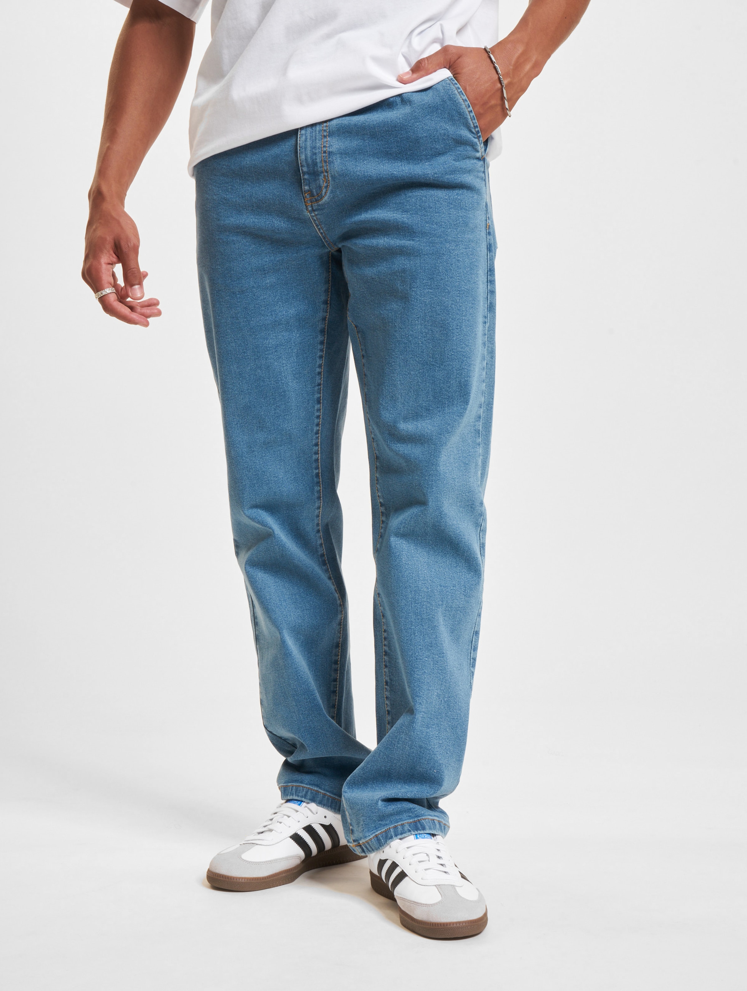 Denim Project Slouchy Jeans Männer,Unisex op kleur blauw, Maat 31