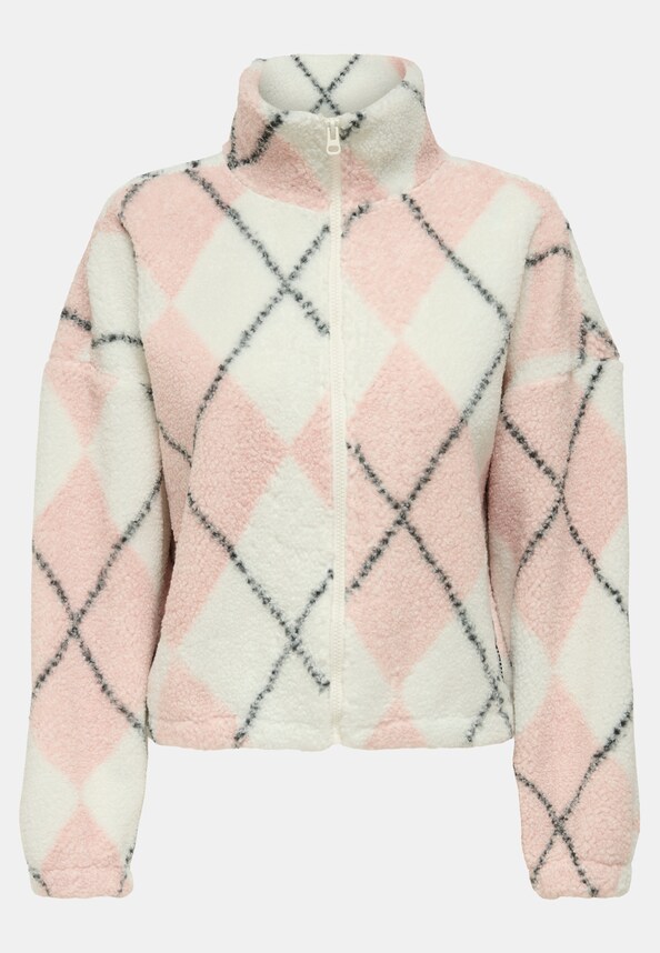 Only Eline Life Zip Teddy Übergangsjacken-2