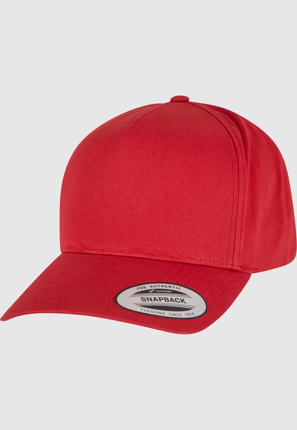 5-Panel Curved Classic Snapback-2