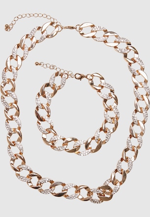Basic Diamond Necklace And Bracelet 