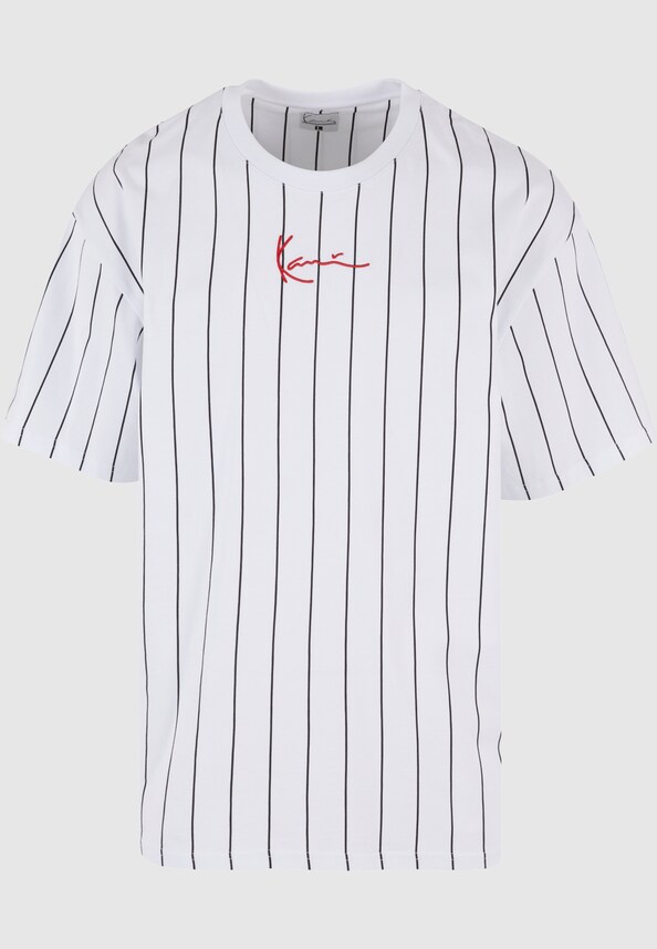 KM241-076-1 Karl Kani Small Signature Essential Tee 2-Pack pinstripe-3