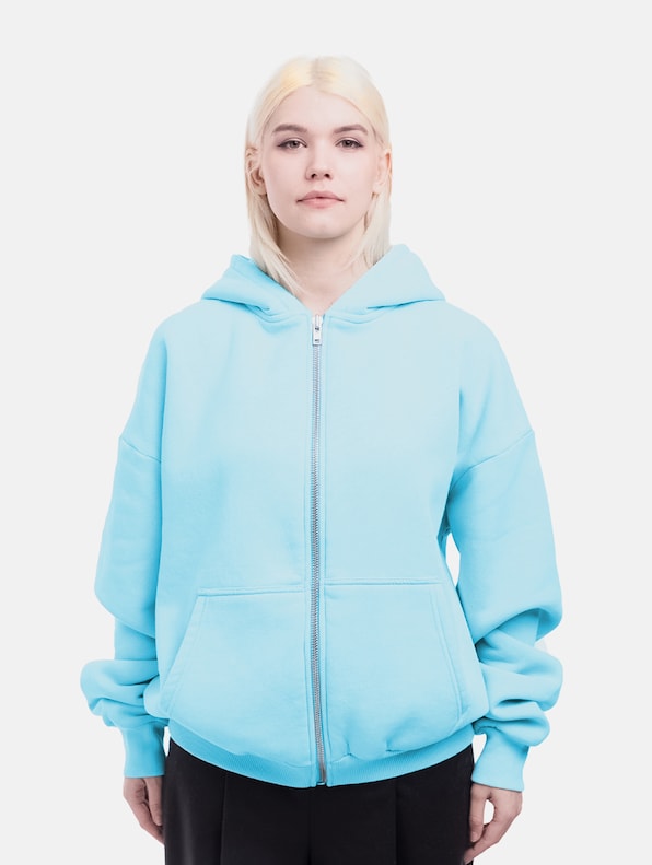 Prohibited Oversized Zip Hoodies-3