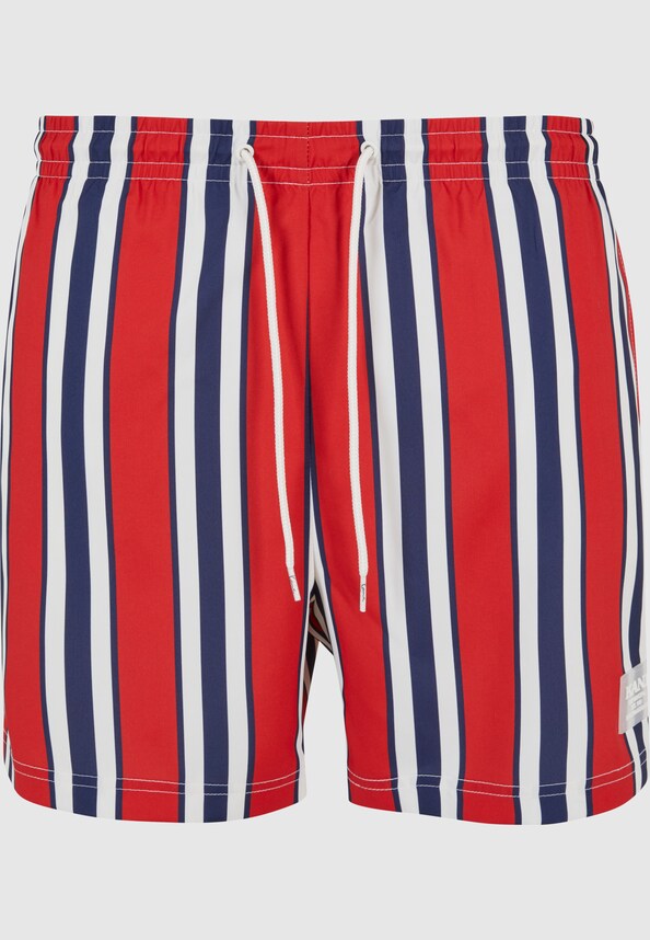 Retro Striped Swim Shorts-3
