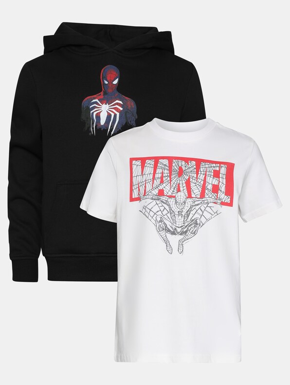 T-Shirt & Hoody 2 Pack - Spiderman Marvel-0