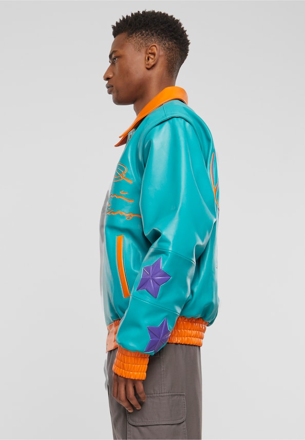 Metal Plate Block Leather -2