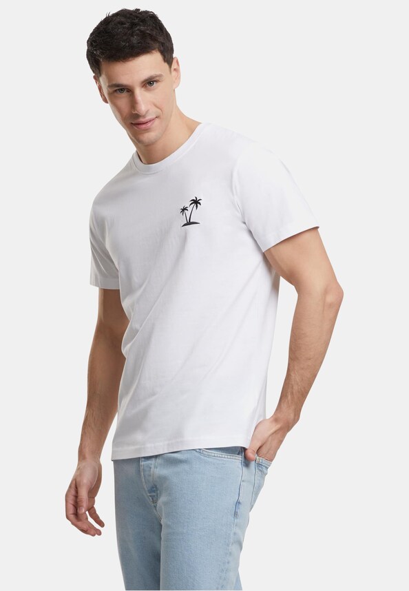Palm Tree EMB Tee-0