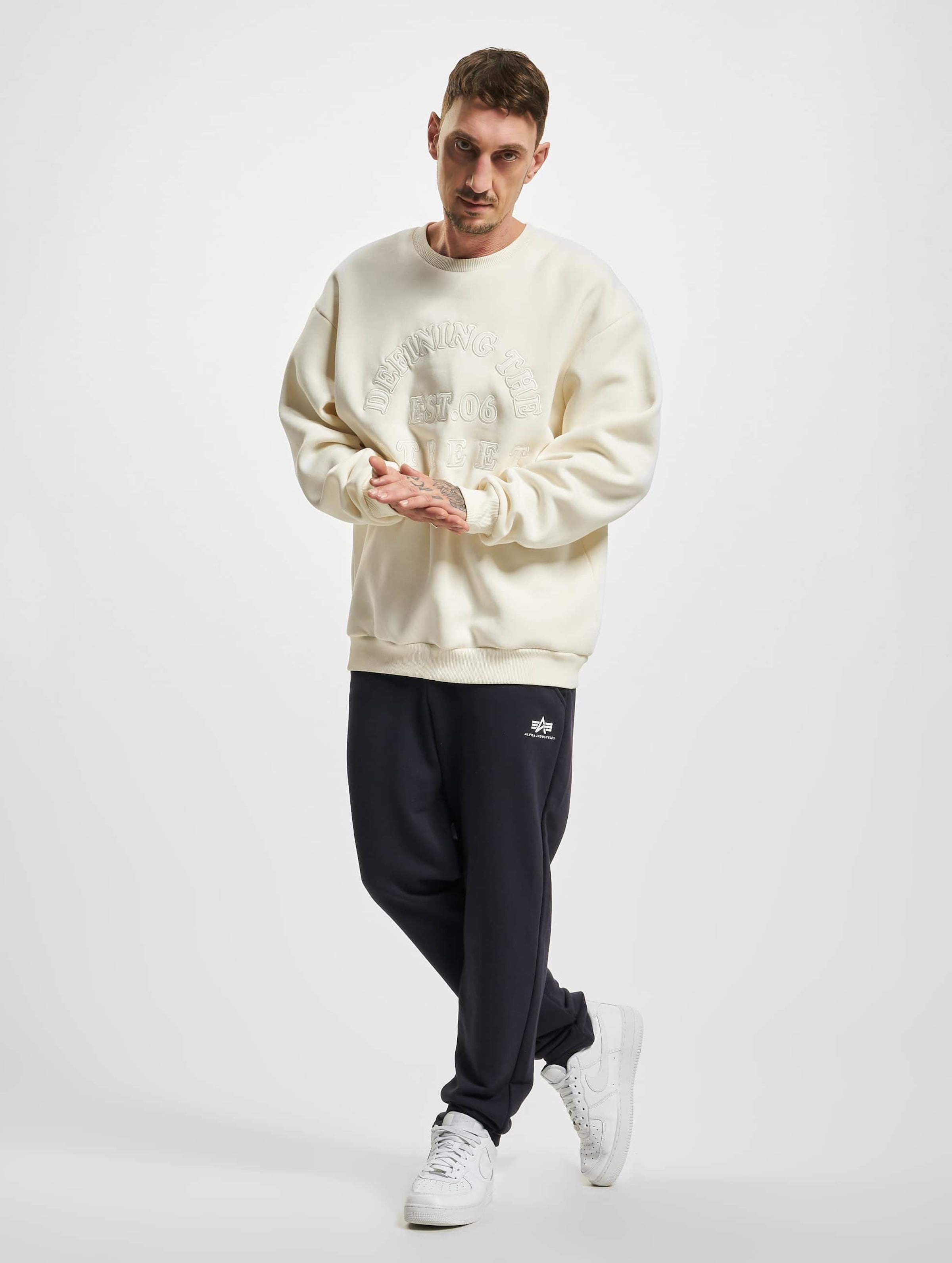 Adidas originals premium basics crew online sweatshir