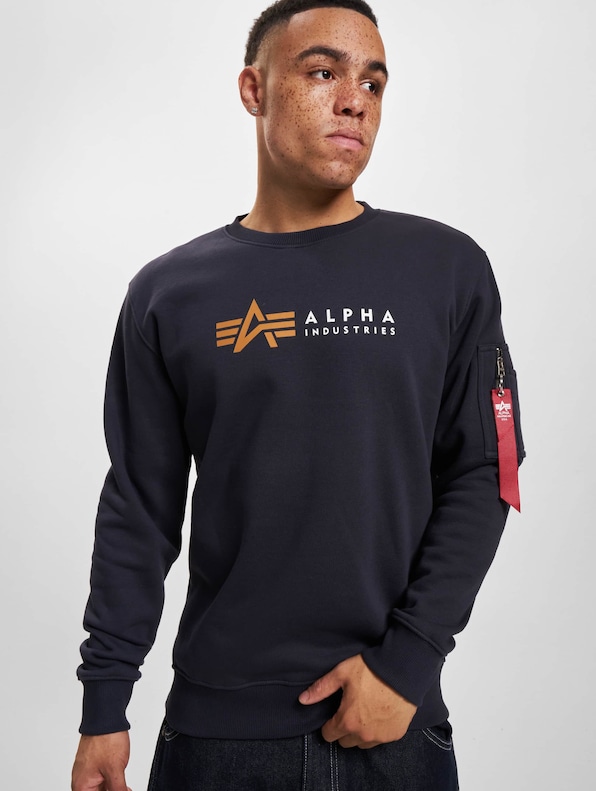 Alpha Industries Alpha Label Sweatshirt Rep-0